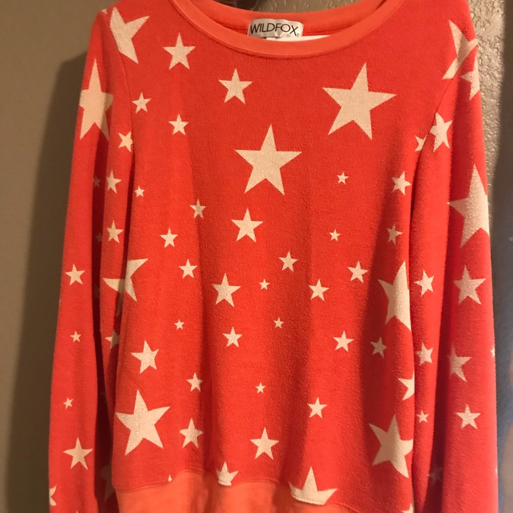 Wildfox red star sweatshirt